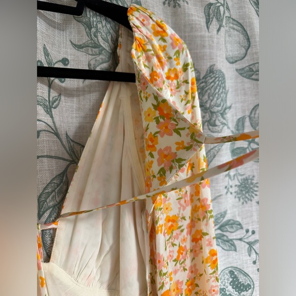 Ever New Billie Satin Tie Midi Dress โ  US 6 - Picture 11 of 14